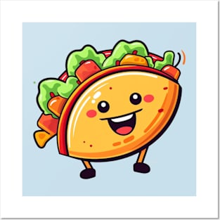 kawaii Taco T-Shirt cute potatofood funny Posters and Art